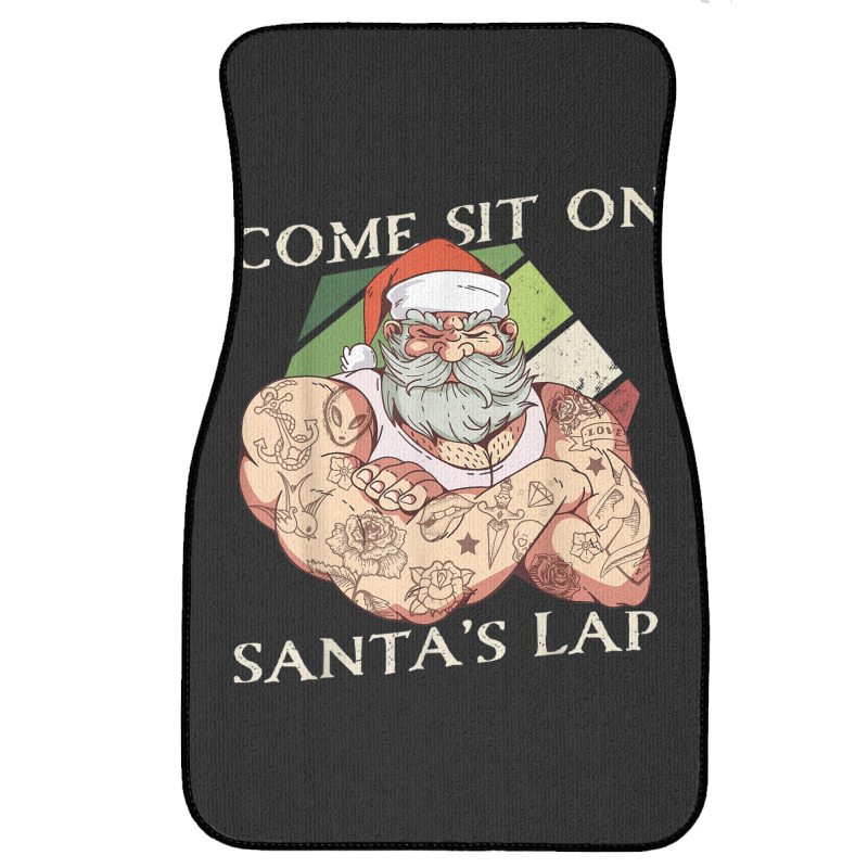 Come Sit On Santa's Lap Funny Santa Claus Christmas Beard Front Car Mat | Artistshot