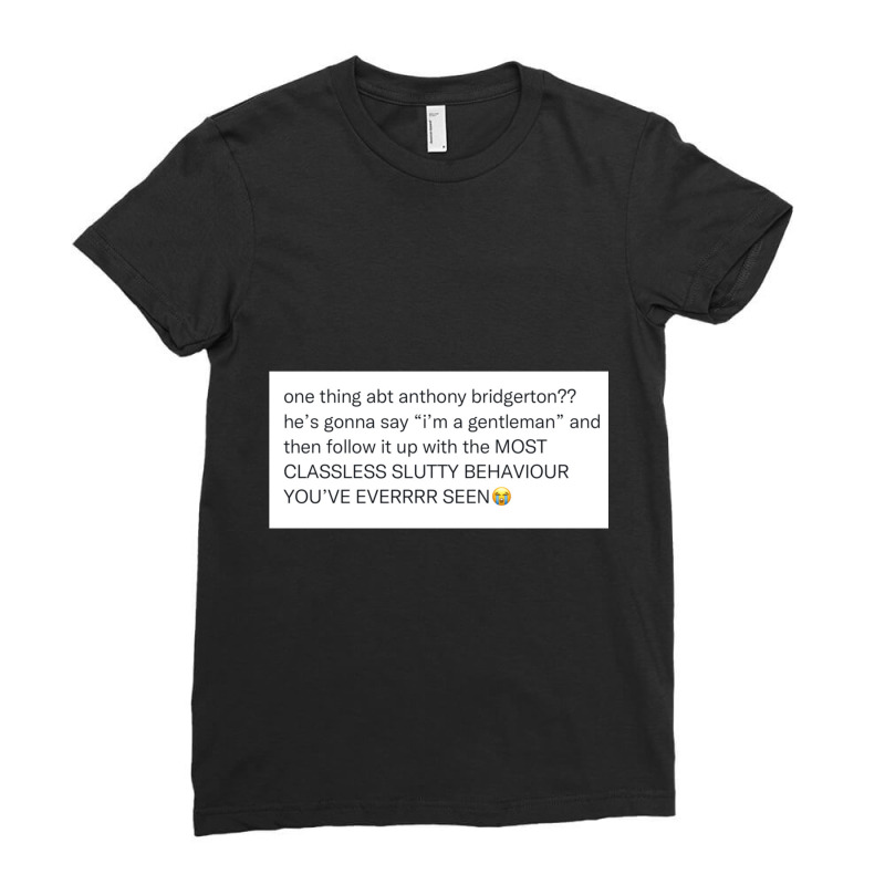 Anthony Bridgerton  Slutty Gentleman Ladies Fitted T-Shirt by UJAYWEHYE | Artistshot