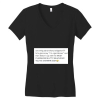 Anthony Bridgerton  Slutty Gentleman Women's V-neck T-shirt | Artistshot