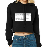 Anthony Bridgerton  Slutty Gentleman Cropped Hoodie | Artistshot