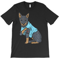 Womens Heeler I Love Mom Animal Pet Red Blue Cattle Dog Women T-shirt | Artistshot