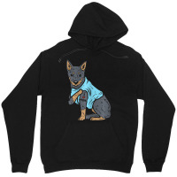 Womens Heeler I Love Mom Animal Pet Red Blue Cattle Dog Women Unisex Hoodie | Artistshot