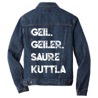 Schwaben Saure Kutteln Schwäbisch Saying Funny Meals Men Denim Jacket | Artistshot