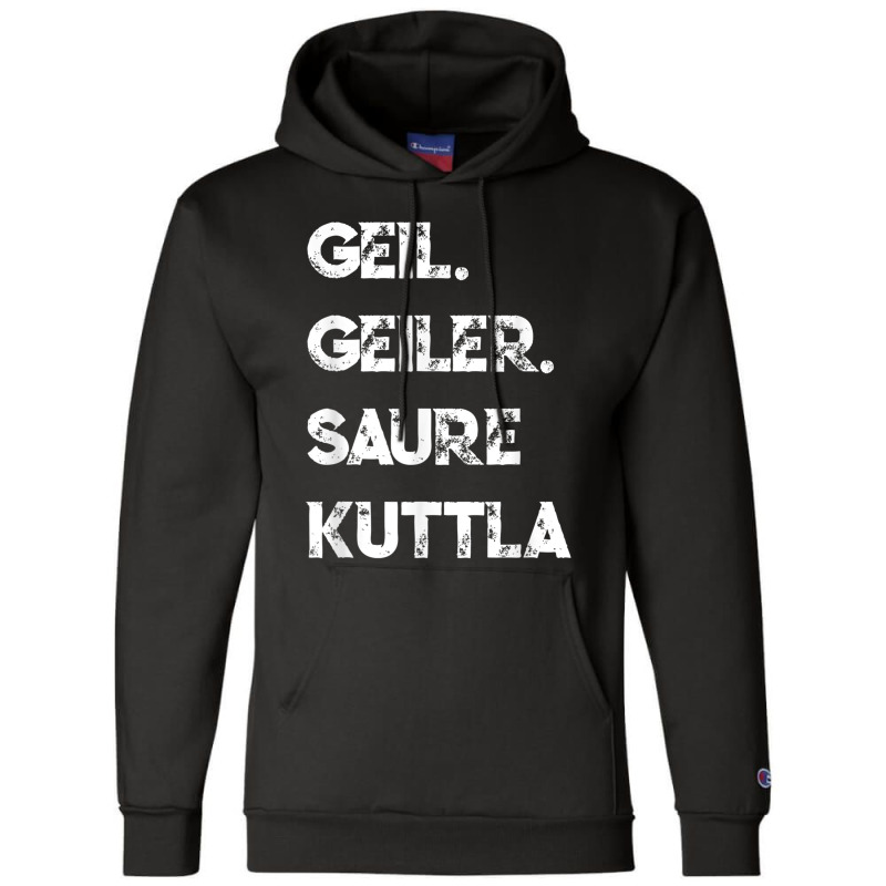 Schwaben Saure Kutteln Schwäbisch Saying Funny Meals Champion Hoodie | Artistshot