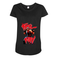 Fatal Fury Maternity Scoop Neck T-shirt | Artistshot