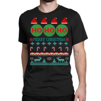 Ho Ho Ho Tacky Ugly Christmas Design Classic T-shirt | Artistshot