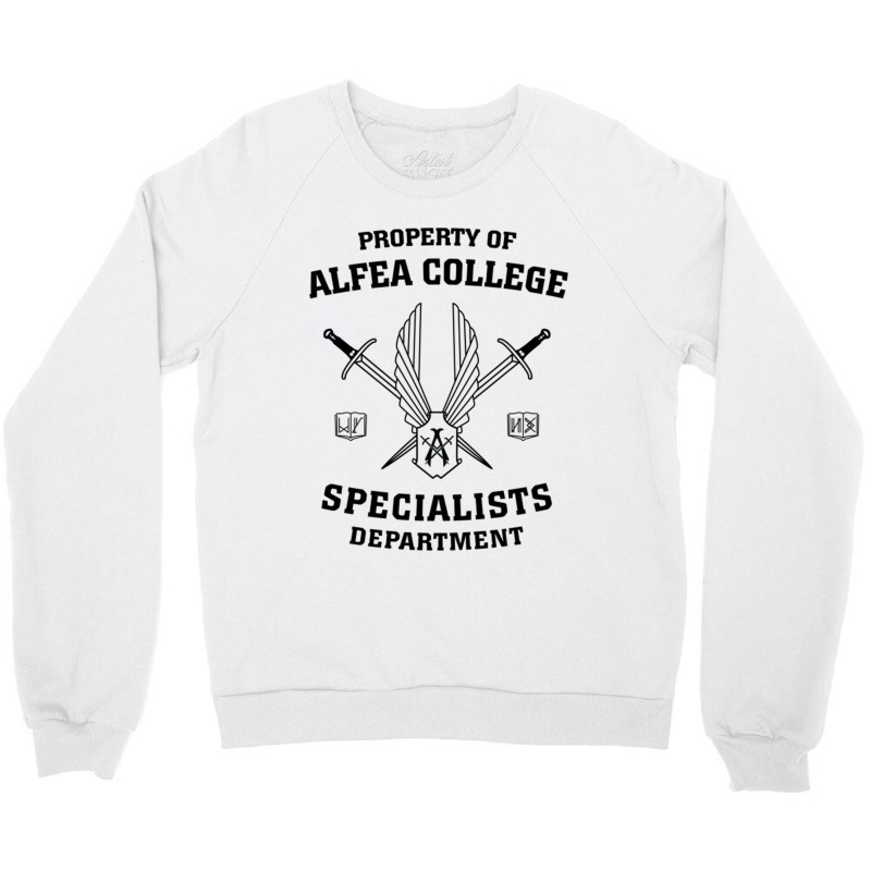 Property Of Alfea College Specialists Department Crewneck Sweatshirt by cm-arts | Artistshot