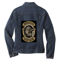 American Native Ladies Denim Jacket | Artistshot