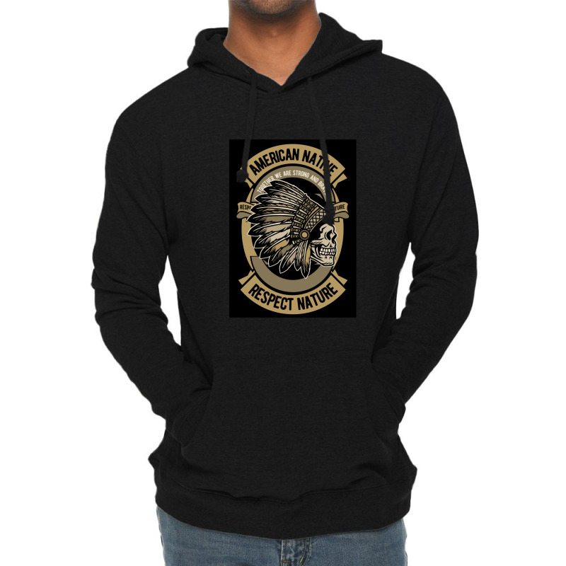 American Native Lightweight Hoodie by MargueriteThomas | Artistshot