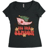 Tis The Season - Christmas Women's Triblend Scoop T-shirt | Artistshot