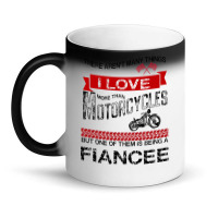 This Fiance Loves Motorcycles Magic Mug | Artistshot