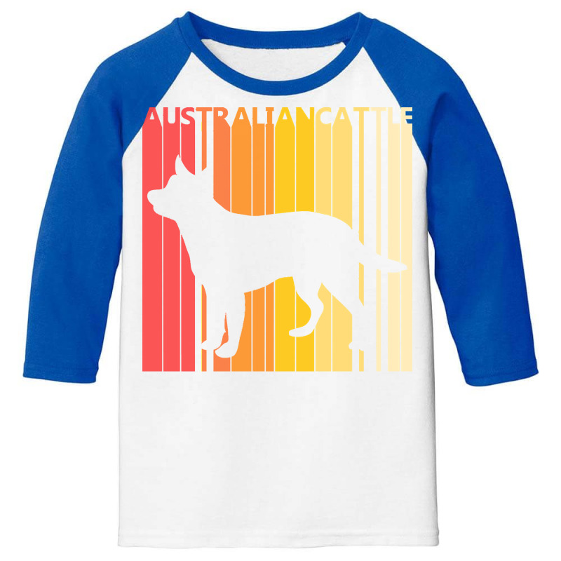 Australian Cattle T  Shirt Vintage Australian Cattle Dog T  Shirt Youth 3/4 Sleeve by delmer | Artistshot