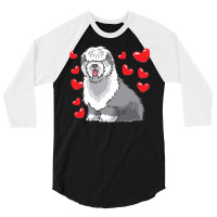 Old English Sheepdog T  Shirt Old English Sheepdog Bobtail Dog T  Shir 3/4 Sleeve Shirt | Artistshot