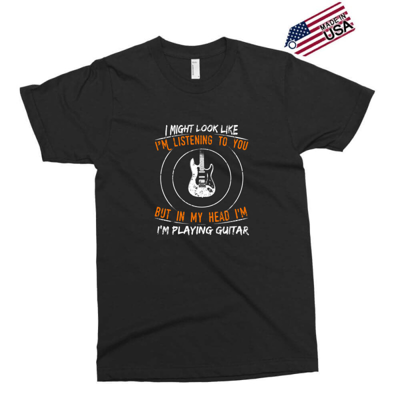 But In My Head Im Playing Guitar Teacher Shirt Guitarist Exclusive T-shirt by BrandonDriskell | Artistshot