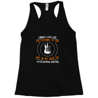 But In My Head Im Playing Guitar Teacher Shirt Guitarist Racerback Tank | Artistshot