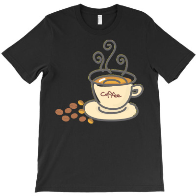 Coffee T  Shirt Coffee Drink T  Shirt T-shirt Designed By Laron Wyman