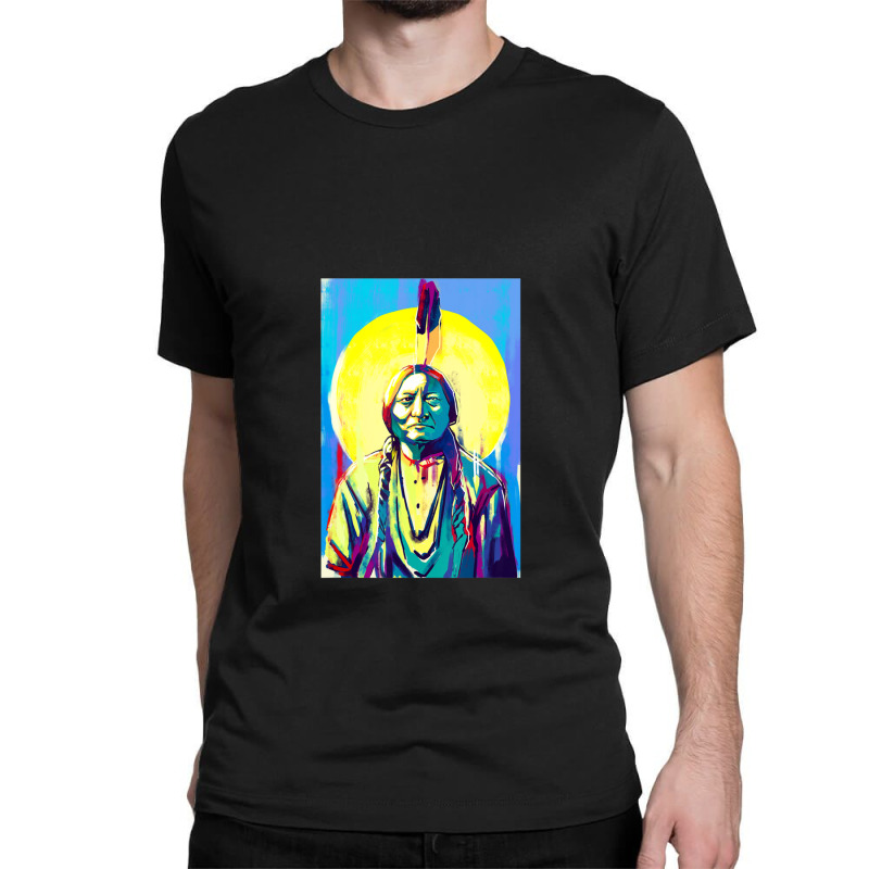 Sitting Bull Native American Classic T-shirt | Artistshot