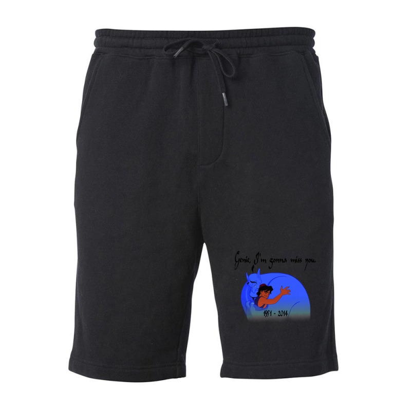 Rip Robin Williams - Genie Fleece Short | Artistshot