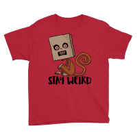 Stay Weird Sack Monkey Youth Tee | Artistshot