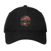 American Raised With Panamanian Roots Adjustable Cap | Artistshot