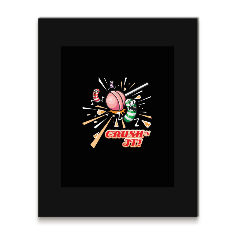 Crush_n It The Candy Crush Way Graphic Metal Print Vertical by MICHAELMOLINA | Artistshot