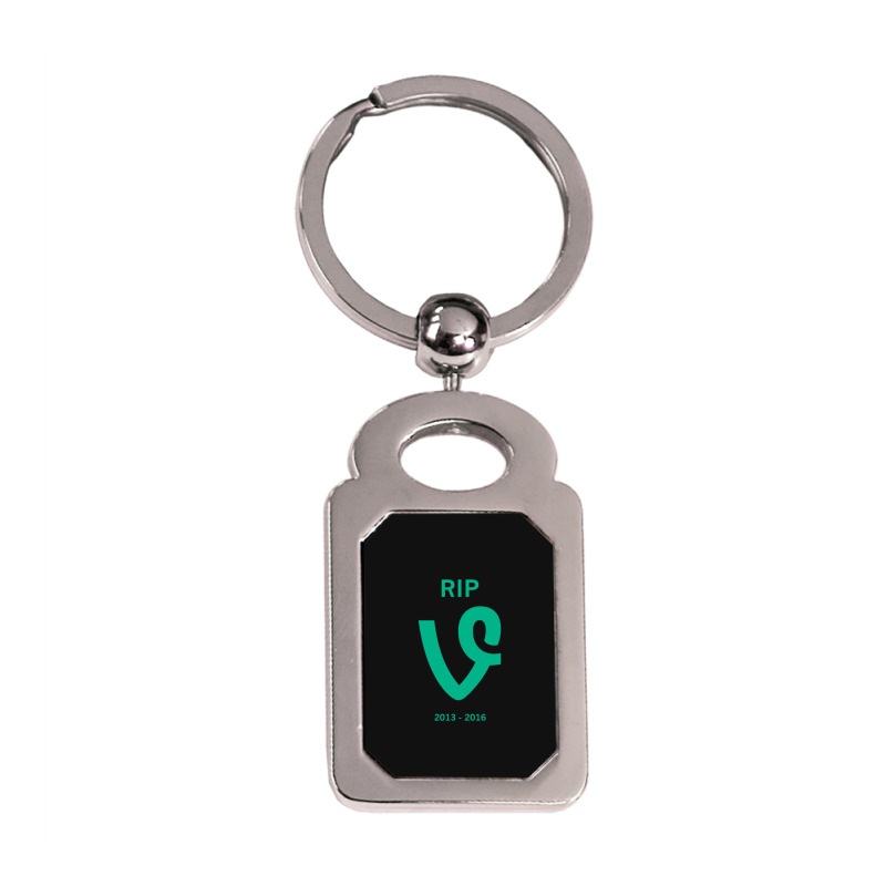 Rip Vine V2 Essential Silver Rectangle Keychain | Artistshot