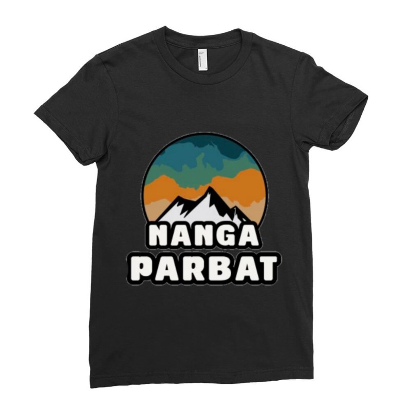 Nanga Parbat  (2) Ladies Fitted T-Shirt by cm-arts | Artistshot