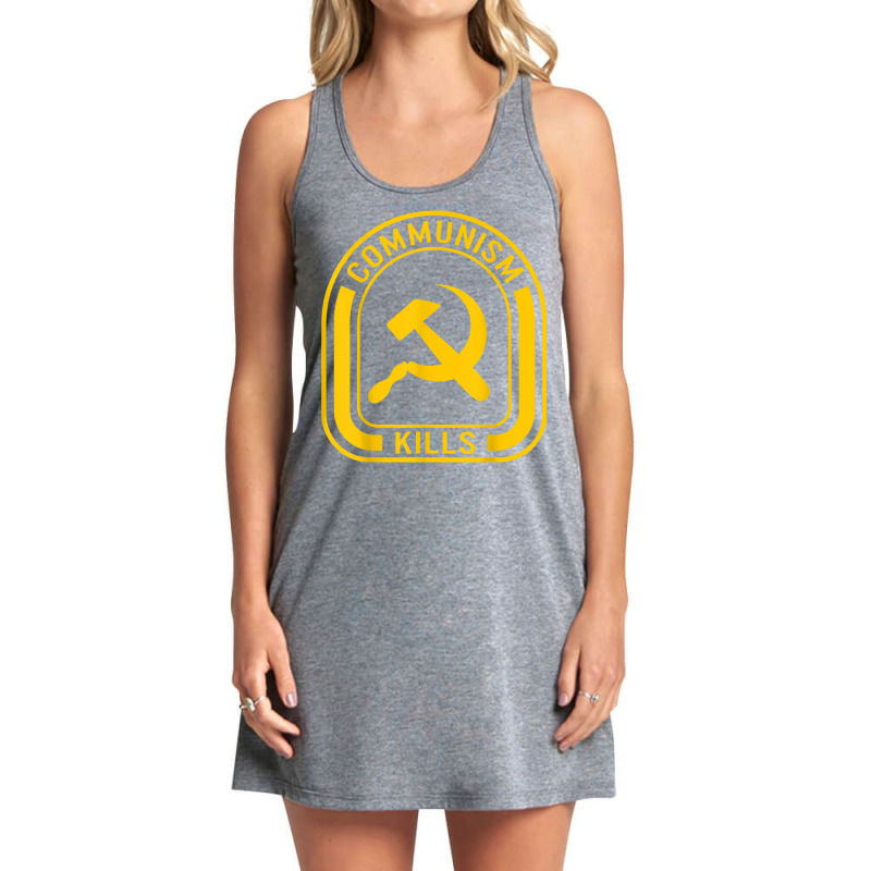 Socialist Noun Definition Libertarian Capitalism Anti Commun Tank Dress by Garnet | Artistshot