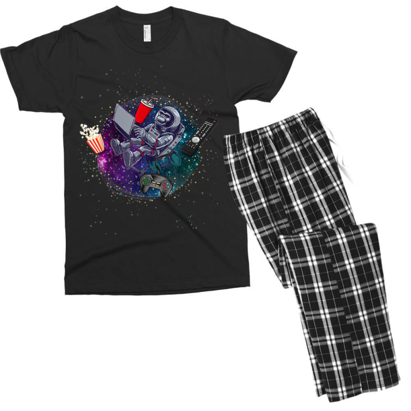 Gamer Space Station Men's T-shirt Pajama Set | Artistshot