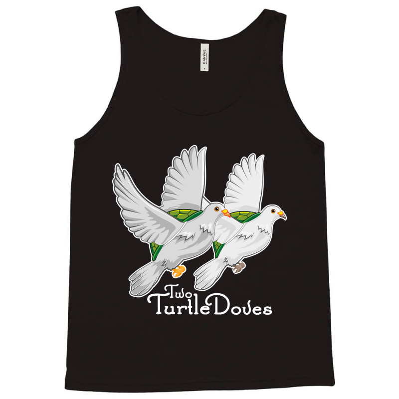 Two Turtle Doves 12 Days Christmas Song Funny Gift Tank Top | Artistshot