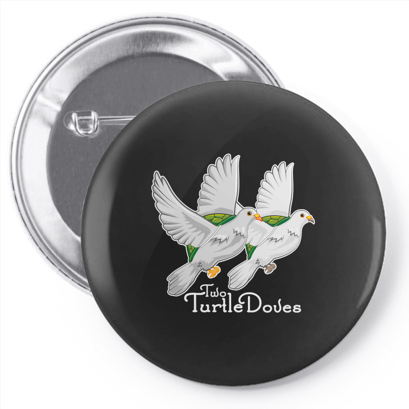 Two Turtle Doves 12 Days Christmas Song Funny Gift Pin-back Button | Artistshot