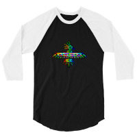 Native American Hummingbird 3/4 Sleeve Shirt | Artistshot