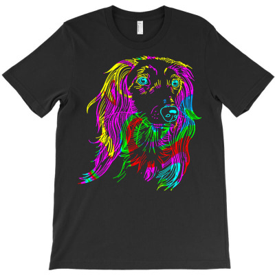 Saluki T  Shirt Saluki Dog Colorful Gift T  Shirt T-shirt Designed By Precious Boyle