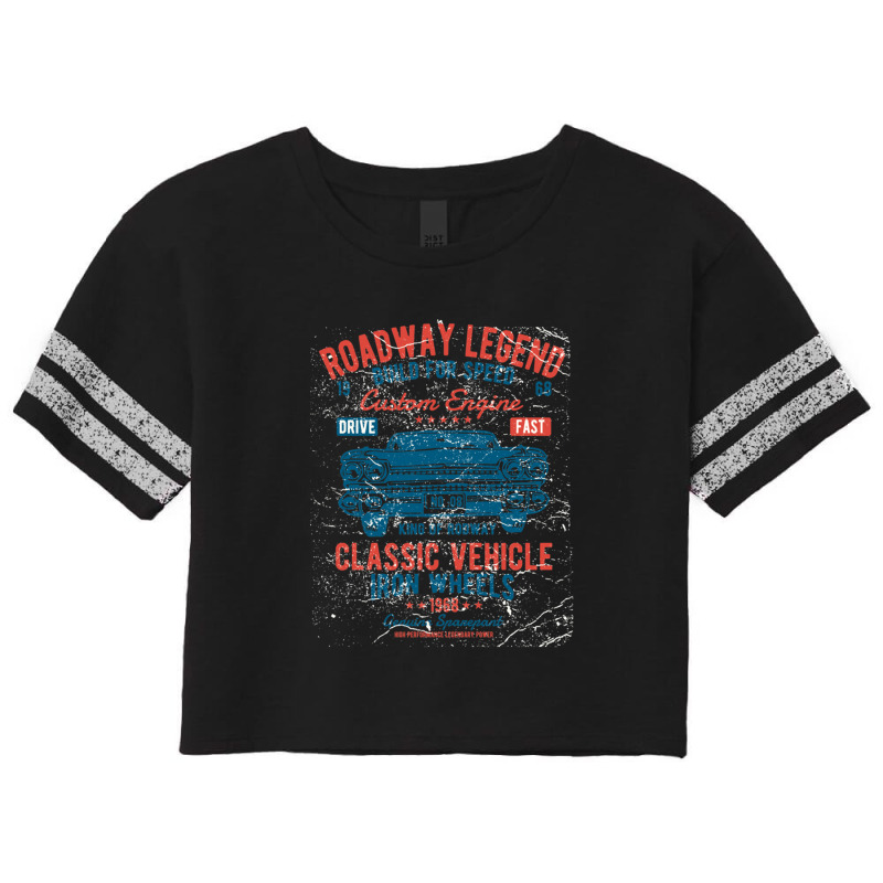 Roadway Legend - Classic Vehicle Scorecard Crop Tee by BrettHaralson | Artistshot