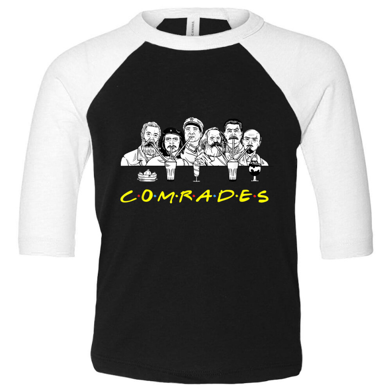 Communist Friends Comrades Design   Milkshake Funny Graphic T Shirt Toddler 3/4 Sleeve Tee by cm-arts | Artistshot