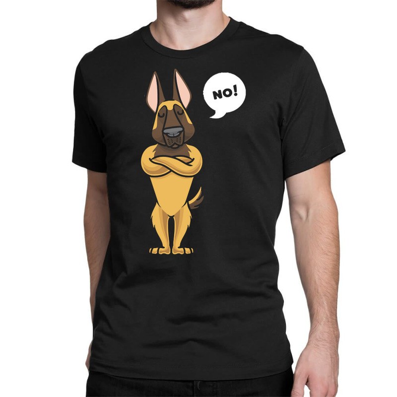 Shepherd Dog T  Shirt Stubborn Malinois Dog Belgian Shepherd Dog T  Sh Classic T-shirt by pfahey | Artistshot