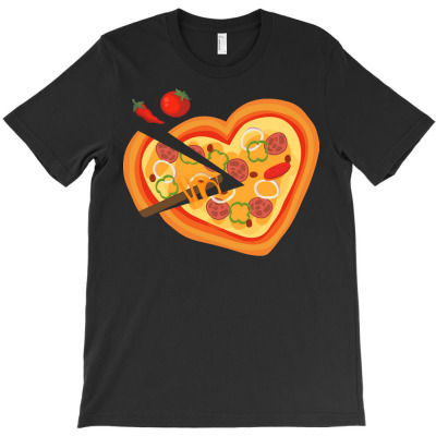 Funny Pizza Lover Gift T  Shirt Pizza Is All About My Heart We Are A C T-shirt Designed By Dominic Rempel