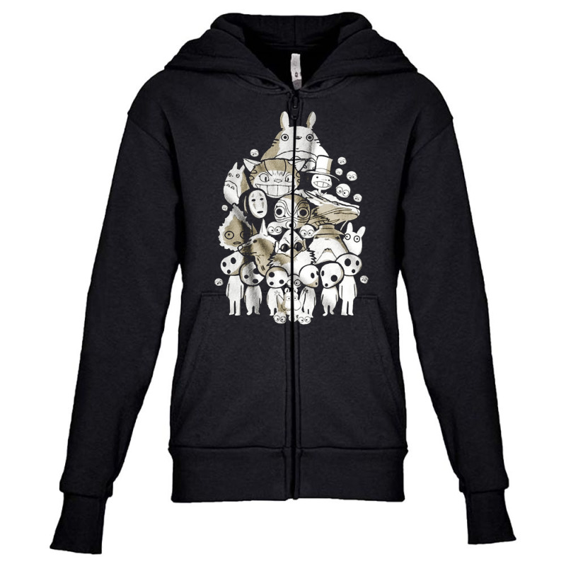 Studio Ghibli, Miyazaki World, Studio Ghibli Art, Studio Ghibli Vintag Youth Zipper Hoodie by SHOPOD445 | Artistshot