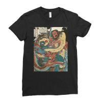 Water Margin, Gongsun Sheng, Kuniyoshi Utagawa, Water, Margin, Water M Ladies Fitted T-shirt | Artistshot