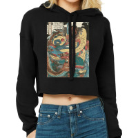 Water Margin, Gongsun Sheng, Kuniyoshi Utagawa, Water, Margin, Water M Cropped Hoodie | Artistshot