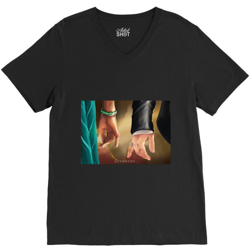 Kate And Anthony  Hands Premium V-neck Tee | Artistshot