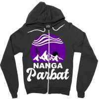 Nanga Parbat Zipper Hoodie | Artistshot