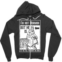 Mormon Lds Book Of Mormon Missionary Zipper Hoodie | Artistshot