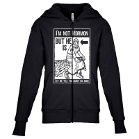 Mormon Lds Book Of Mormon Missionary Youth Zipper Hoodie | Artistshot