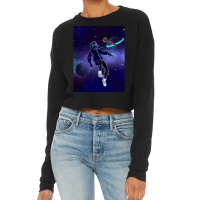 Uke Animation Cropped Sweater | Artistshot