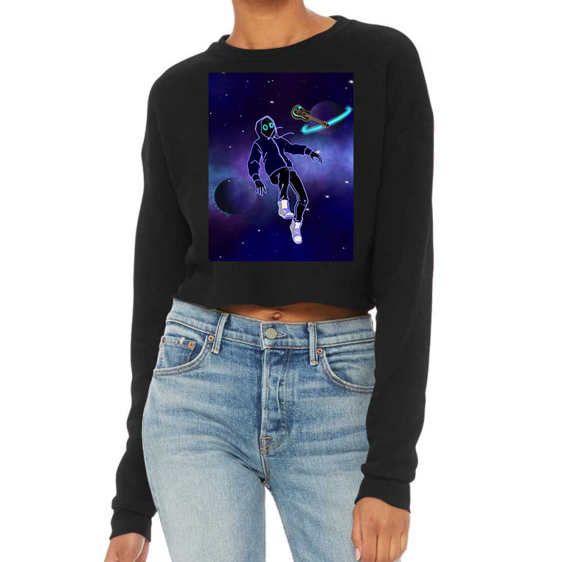 Uke Animation Cropped Sweater by cm-arts | Artistshot