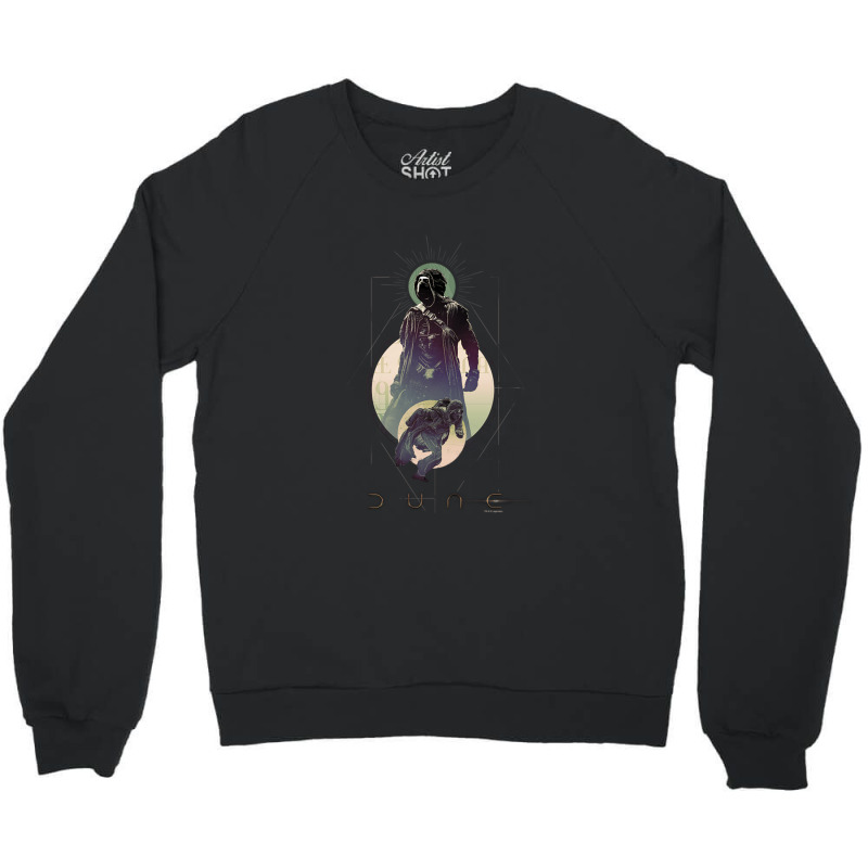 Dune Paul Atreides Planet Overlay Crewneck Sweatshirt by herbertmccloud | Artistshot