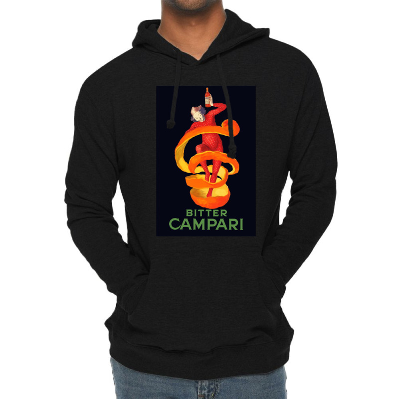 Vintage Bitter Campari Leonetto Cappiello Bitter Campari French Liquor Lightweight Hoodie by cm-arts | Artistshot