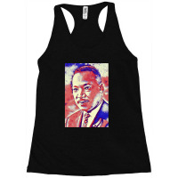 Portrait Of Martin Luther King Jr. Racerback Tank | Artistshot