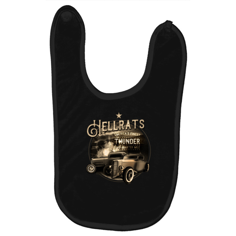 Hellrats Rat Rod Thunder Road Baby Bibs by herbertmccloud | Artistshot